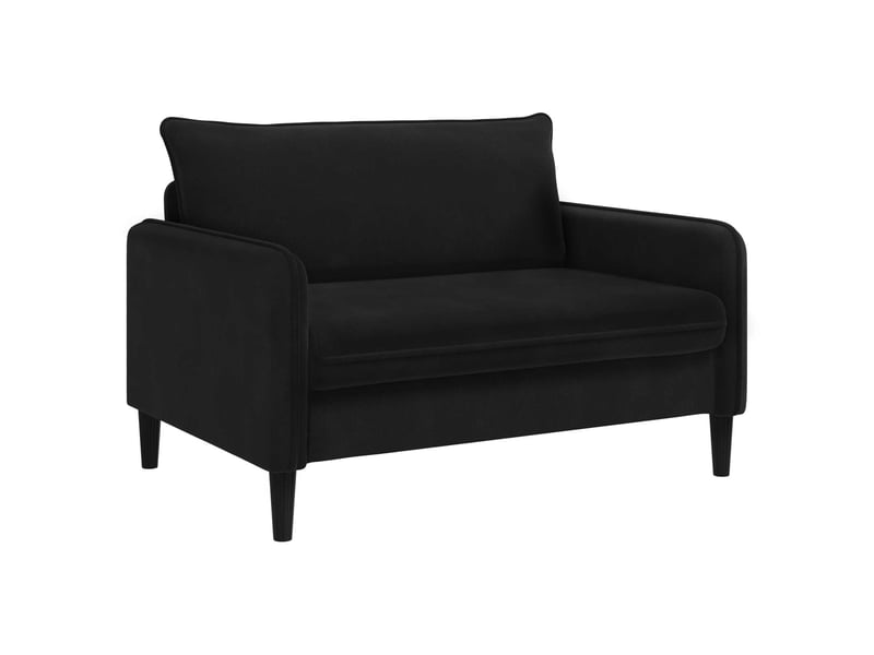  Vidaxl fauteuil xxl noir velours  - Conforama D