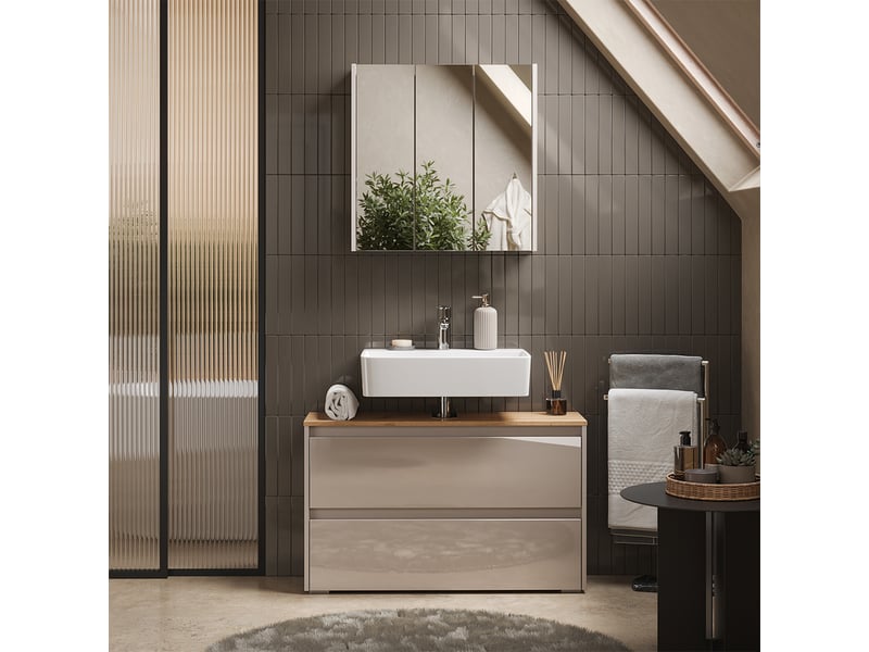  Vicco meubles bain, cachemirechêne artisan, 2 pièces  - Conforama C