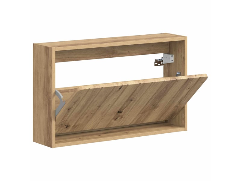  Meuble à chaussures mural, armoire à chaussures zwolle 71x17x43 cm shl9155  - Conforama C