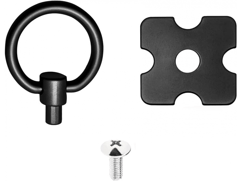  Poignée de meuble vintage noire, lot de 6 pièces, poignée en anneau pour tiroir, poignées anciennes, bouton de meuble pour évier de cuisine  - Conforama B