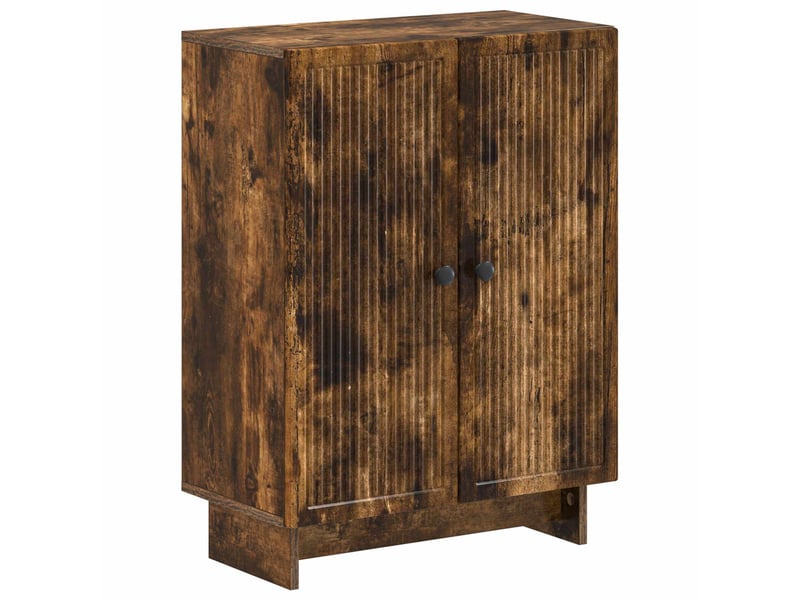 Ensemble de meuble de salle de bain 3 pièces ede chêne fumé cf63409 - Conforama C