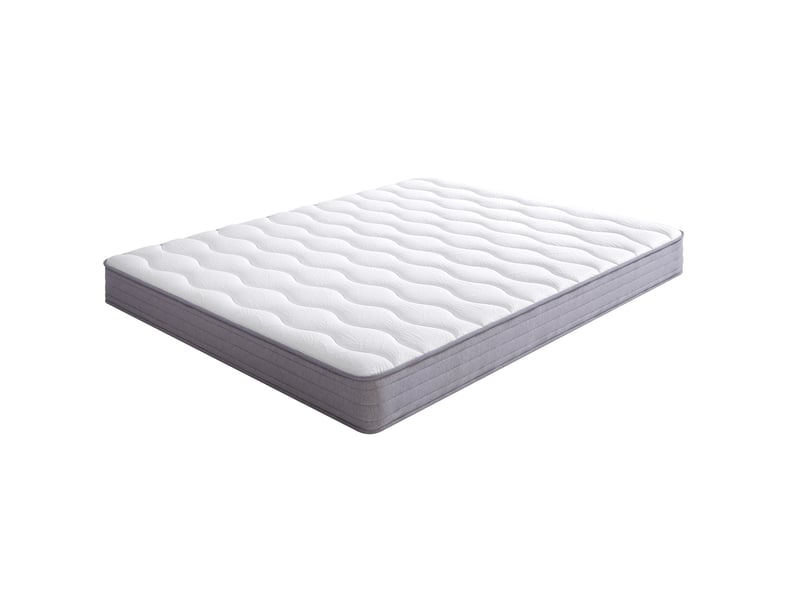  Matelas à ressorts 140x200 cm – blanc – épaisseur 20 cm, fermeté h3, soutien ergonomique pour lit 2 personnes  - Conforama A