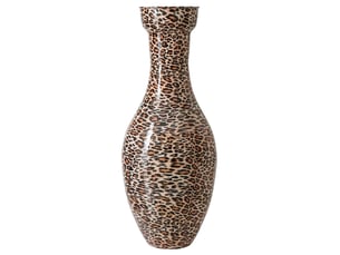 Vase léopard en métal jonna 100cm caramel