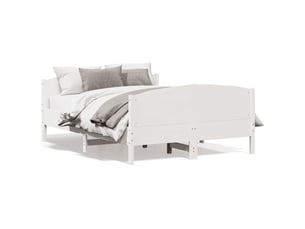 Lit 2 places 120x190cm    coloris blanc