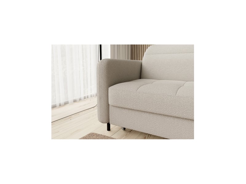  Canapé d'angle collection goumsi coloris crème  - Conforama E