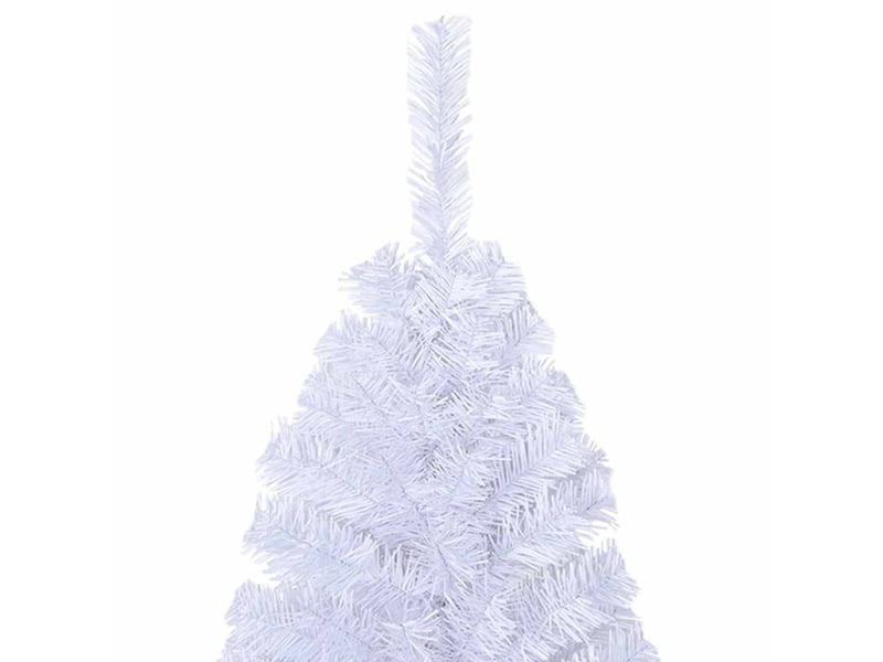  Sapin de noël, arbre de noël artificiel avec branches épaisses blanc 150cm pvc  - Conforama D
