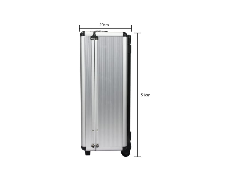  Boîte à outils 899 pièces 36.5x20x51 cm à roulettes 4 tiroirs argent  - Conforama C