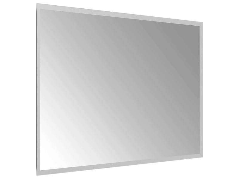 Miroir de salle de bain, miroir de toilette led transparent 70 x 50 cm verre trempé cf62605 - Conforama D
