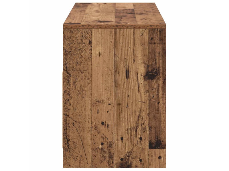  Meuble tv, table tv 102x37,5x52,5 cm bois ancien bois d'ingénierie  - Conforama E