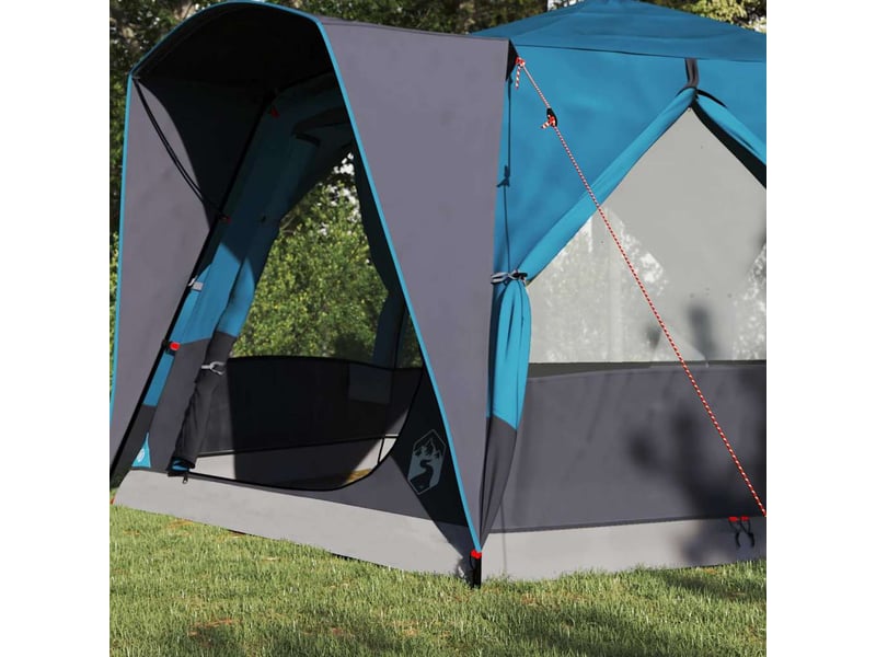 Tente de camping 5 personnes 5 personne bleu et gris - Conforama C