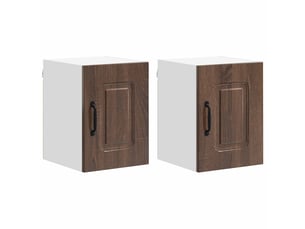 Meuble mural de cuisine | armoire de cuisine 2 pcs chêne brun shl9618