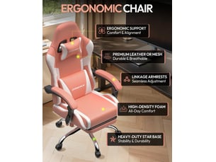 Chaise de bureau <strong></strong> <strong></strong> avec assise réglable en hauteur