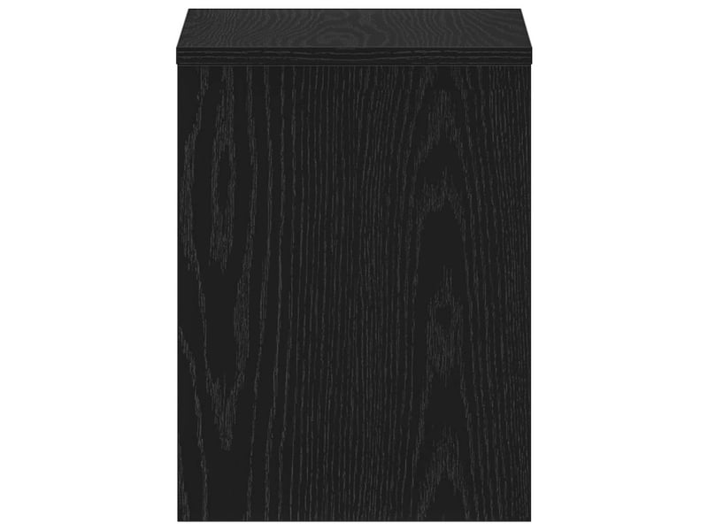  Table de chevet - cabinet de chevet - table de nuit chêne noir 40x30x40 cm bois d'ingénierie  - Conforama E