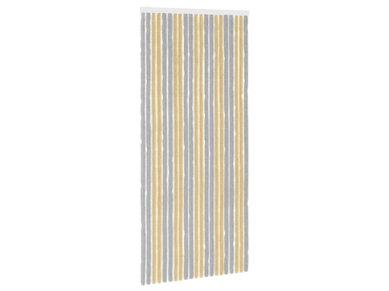  Rideau anti-insectes, moustiquaire en chenille gris et beige 90 x 200 cm cf43448  - Conforama A