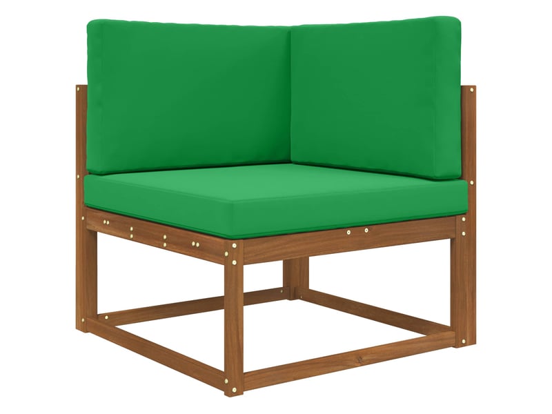  Coussin de canapé d'extérieur, coussin de chaise polyester vert 80 x 80 cm cf54192  - Conforama C
