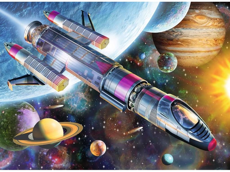  Puzzle 100 p xxl - mission dans l espace 12939 - Conforama B