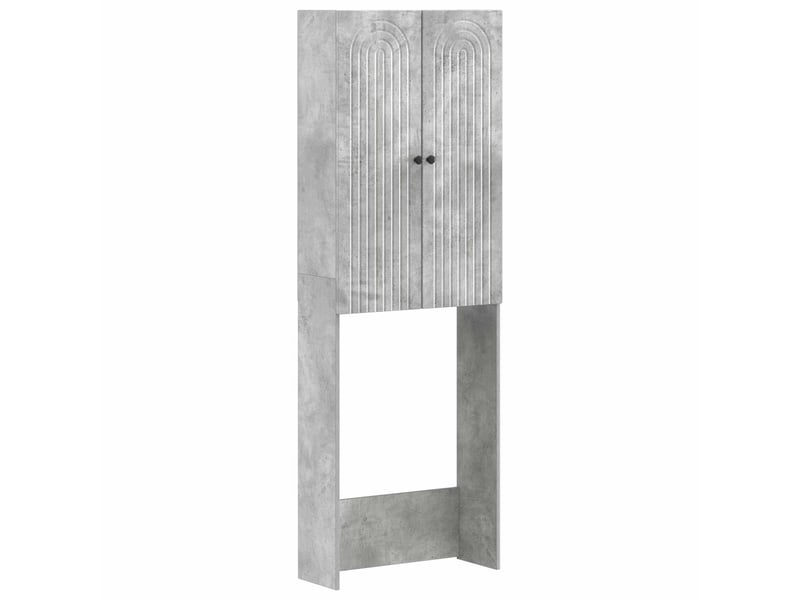  Armoire de toilette alkmaar gris béton 66x25.5x190 cm  - Conforama A