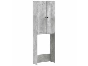 Armoire de toilette alkmaar gris béton 66x25.5x190 cm