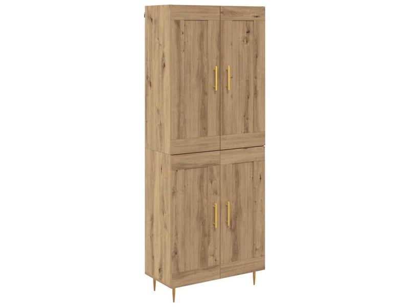  Buffet - haut armoire chêne artisanal 69,5 x 34 x 180 cm  - Conforama A