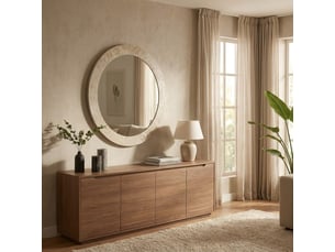 Miroir  à poser coloris marron <strong>AHD AMAZING HOME DESIGN</strong>  <strong></strong> - 100 cm x 3 cm
