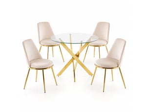 Ensemble table rond(e)    <strong>COVREO </strong> <strong></strong> 