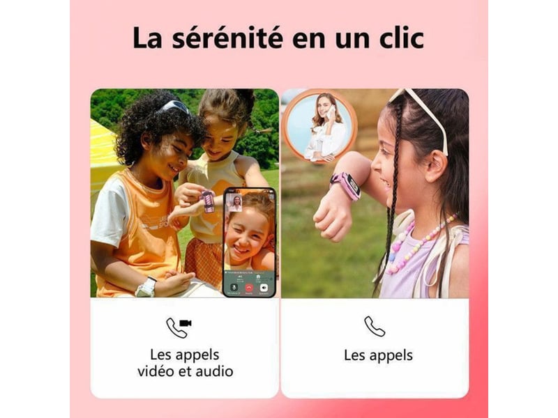  Montre connectee pour enfant z3 rose 4g gps appel video 406806_AABML66324_6_DROPFR - Conforama C