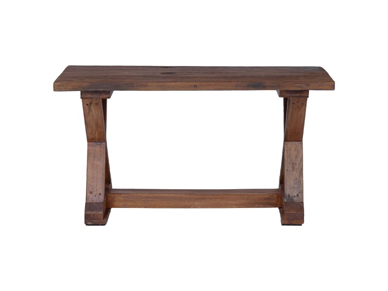  Banc d'entrée, banc d'intérieur naturel 85x35x46 cm bois massif de récupération  - Conforama D
