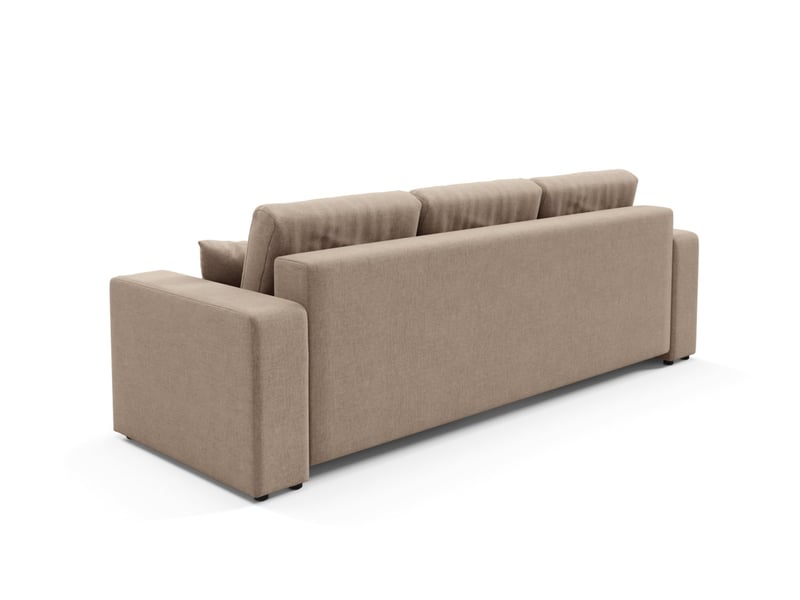  Canapé convertible molinio marron  - Conforama D