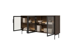 Buffet 4 porte(s)   DMORA Hapa - 181 cm coloris marron 