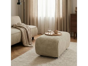 Pouf / repose pied AHD AMAZING HOME DESIGN beige