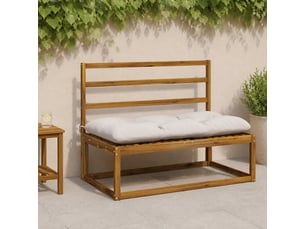 Coussin de banc, coussin d'assise, coussin de canapé vianen 100 % polyester blanc 100 x 60 x 12 cm cf53955