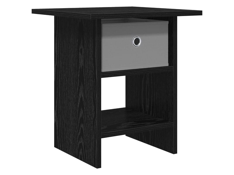  Table de chevet - cabinet de chevet - table de nuit chêne noir 41 x 40 x 45 cm bois d'ingénierie  - Conforama A
