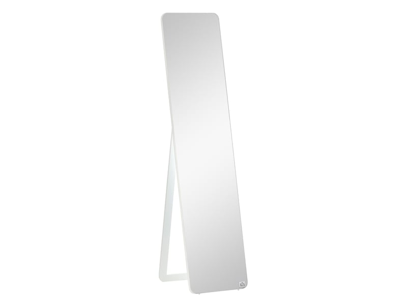 Miroir sur pied intégral à poser ou mural blanc homvra - Conforama A