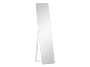 Miroir sur pied intégral à poser ou mural blanc homvra