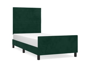 Lit simple 80x200 cm coloris vert