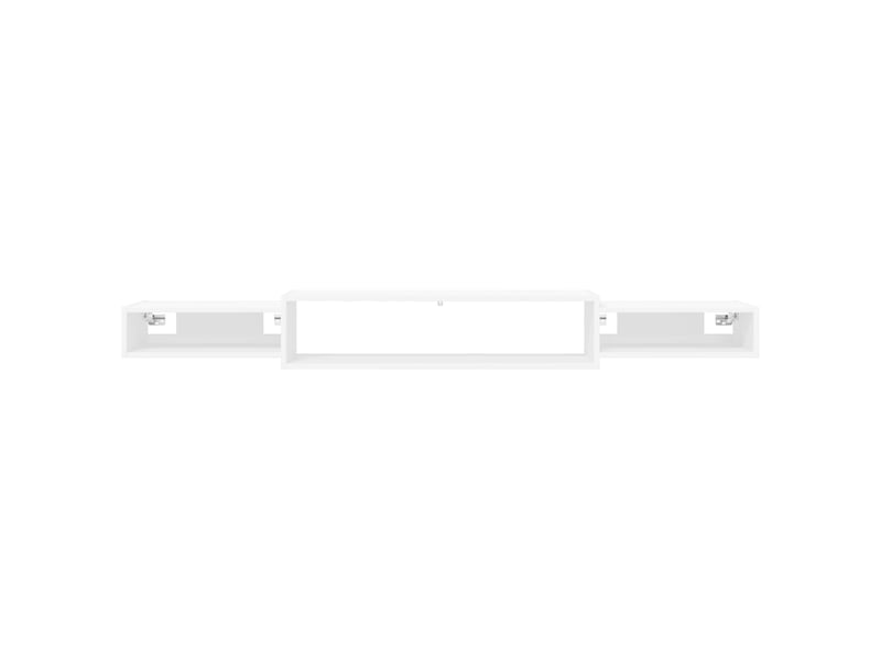 Meuble tv - banc tv - meuble de rangement mural montage mural blanc 180 x 28 x 21 cm  - Conforama E