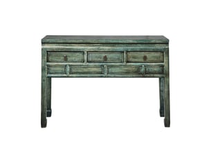 Console 3 tiroir(s)  coloris vert <strong>AHD AMAZING HOME DESIGN</strong> <strong></strong>