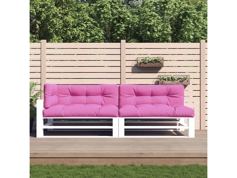  Lot de 5 coussins de palette, coussins de canapé rose tissu cf59743  - Conforama B