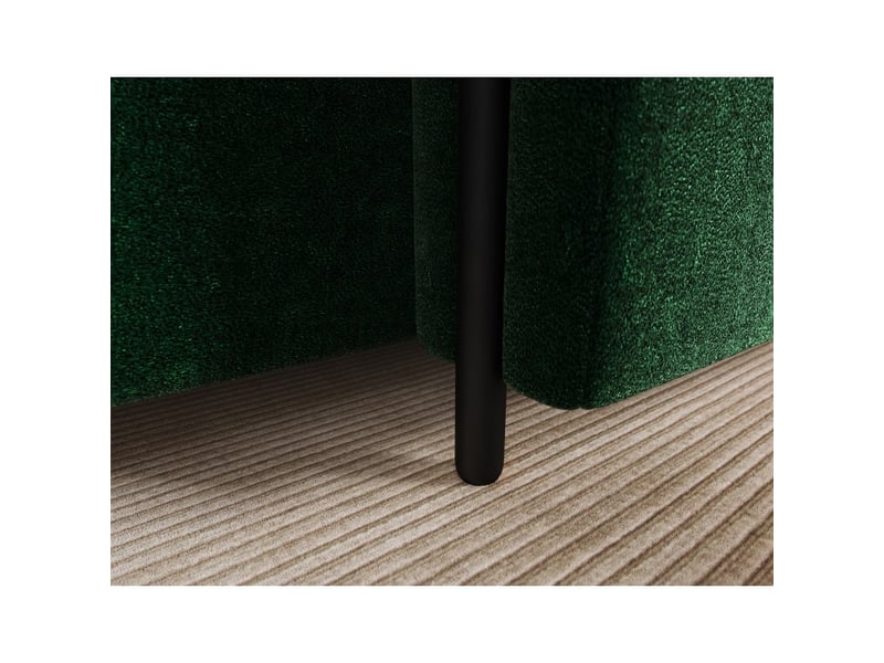  Canapé d'angle convertible arvessa vert émeraude chenille – angle droit  - Conforama E