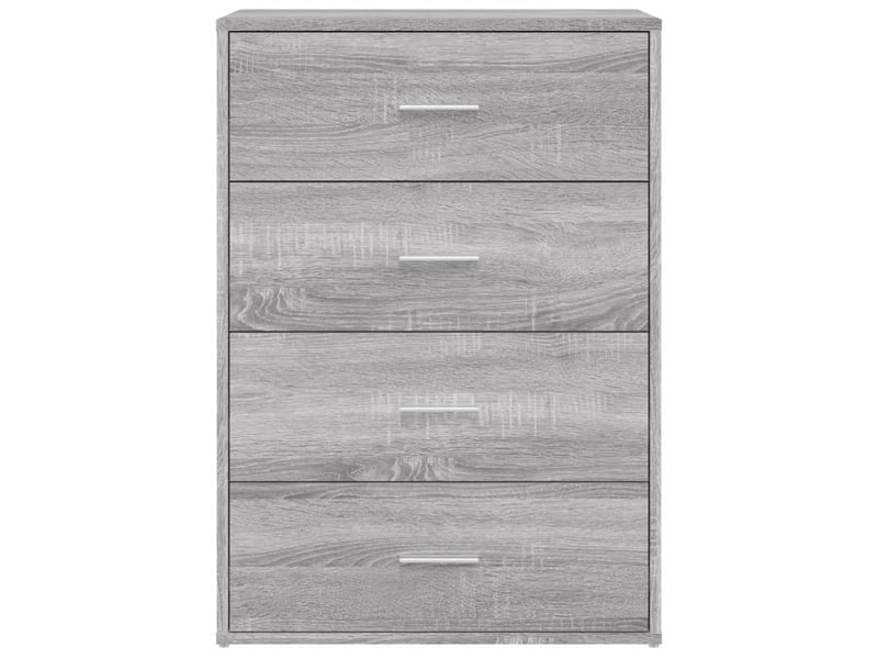  Buffets 2 pcs - bahut - meuble de rangement sonoma gris 60x31x84 cm bois d'ingénierie  - Conforama E