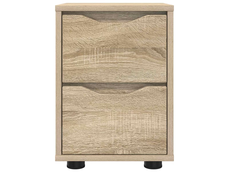  Table de chevet - cabinet de chevet - table de nuit chêne sonoma 30,5 x 30 x 43 cm  - Conforama E