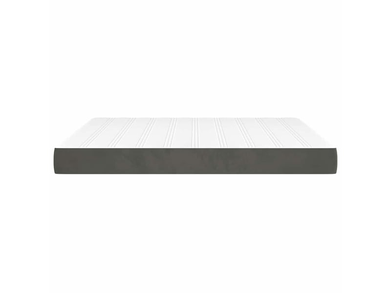  Matelas de lit à ressorts ensachés fermeté moyenne gris foncé 160x200x20 cm shl4255  - Conforama D