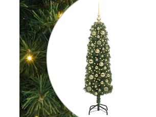 Sapin de noël artificiel, arbre de noël vert 120 cm pvc et acier et plastique shl7410