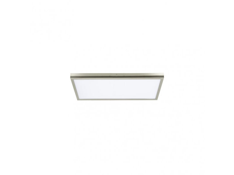  Panneau led en saillie fabrilamp tivoli 36 w 3060 lm 4000 k nickel 2,5 x 30 x 60 cm 162496003 - Conforama C
