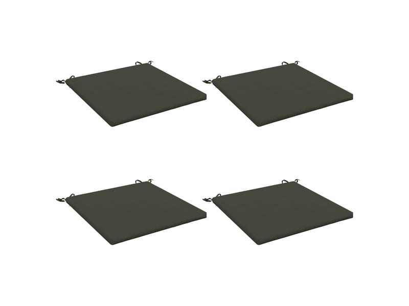 Lot de 4 coussins de siège, coussins d'assise soest 100 % polyester cf60217 - Conforama A