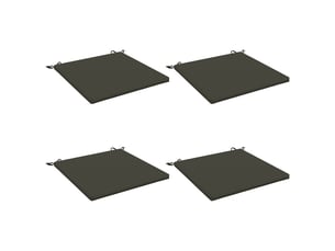Lot de 4 coussins de siège, coussins d'assise soest 100 % polyester cf60217