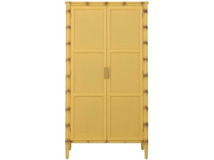 Armoire WANDERLUST DECO coloris jaune largeur 95 cm