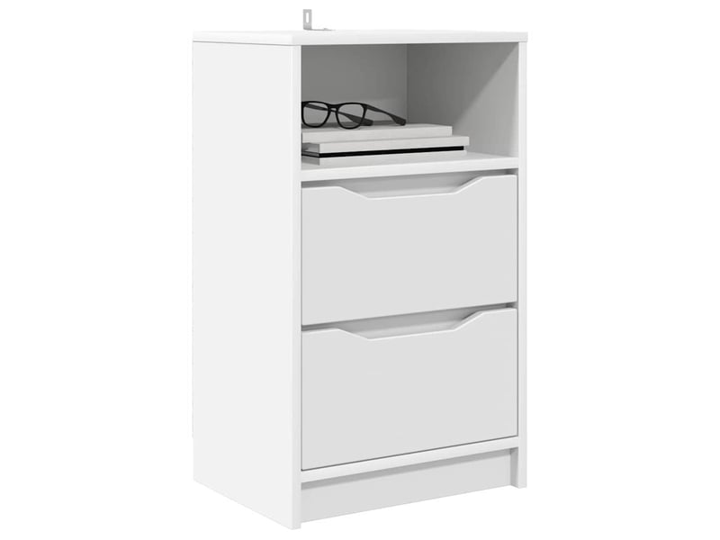  Tables de chevet - cabinet de chevet - table de nuit 2 pièces blanc 40 x 30 x 467 cm  - Conforama B