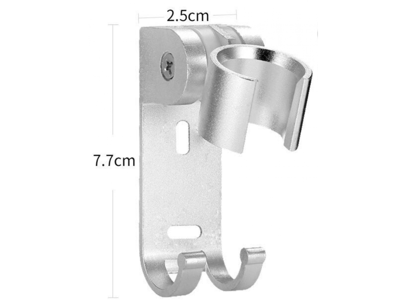  Réglable shower head holders,support mural pour pommeau de douche,avec crochets de suspension,perçage,imperméable  - Conforama B