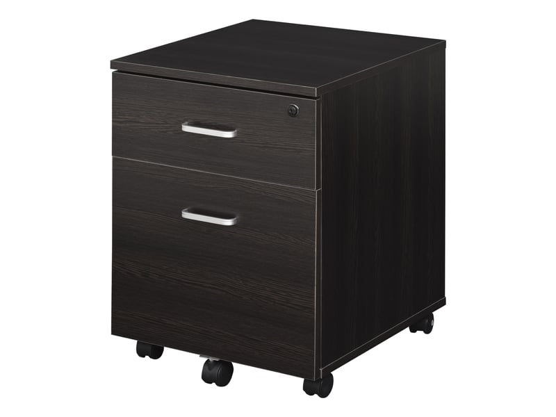  Classeur de bureau à 2 tiroirs avec serrure  - Conforama B